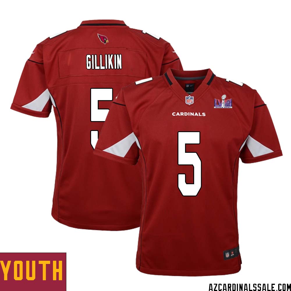 BJ Ojulari No 18 Arizona Cardinals Super Bowl LVIII Home Game Jersey